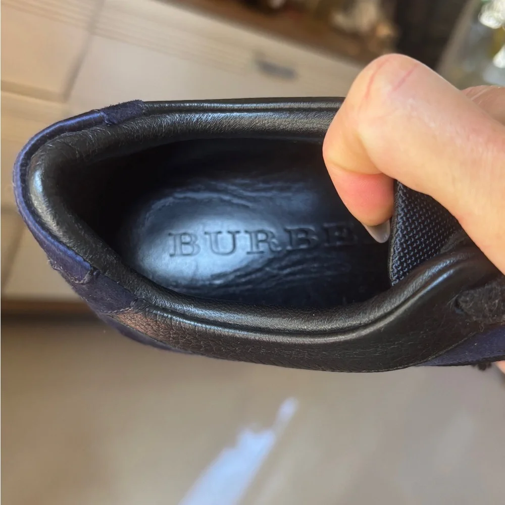 Burberry Black and Navy Sneakers - Picture 6 of 9
